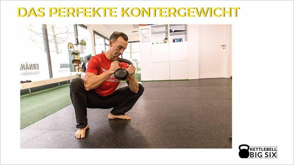 Kniebeuge mit Kettlebell - Goblet Squat Prying