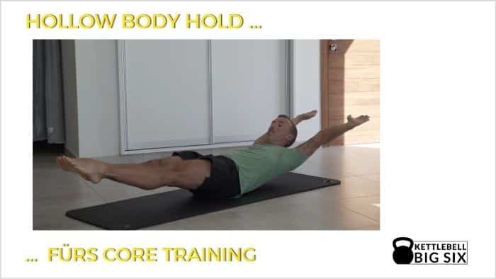 Core Training mit dem Hollow Body hold